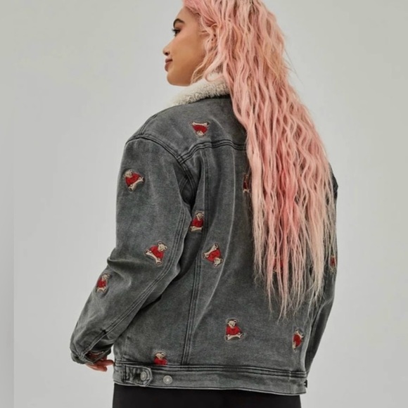 ɢᴜᴇꜱꜱ 2 ᴘɪᴇᴄᴇꜱ ᴅᴇɴɪᴍ ᴊᴀᴄᴋᴇᴛ&ᴛ-ꜱʜɪʀᴛ ,ʙʀᴀɴᴅ: ɢᴜᴇꜱꜱ,ꜱɪᴢᴇ: ᴍ&ꜱ,ᴄᴏʟᴏʀ:ɢʀᴀʏ,ʀᴇᴅ,ᴡʜɪᴛᴇ - Picture 2 of 8